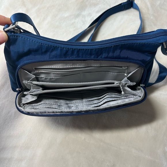 Baggallini Everyday Crossbody Bag- Dark Blue - Picture 11 of 13